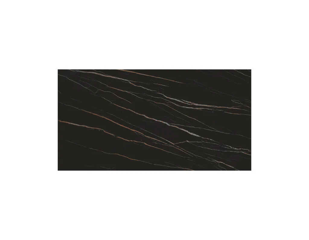 Tavolo Allungabile Adriano 160-240 Ceramica Golden Nero Gambe U (foto 6 di 9)