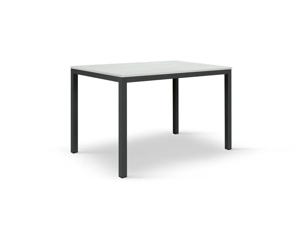Tavolo Fisso Compatto 80×80 in Rovere con Gambe Antracite (foto 11 di 12)
