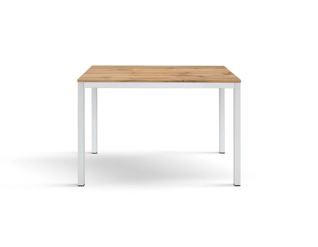 Tavolo Fisso Compatto 80×80 in Rovere con Gambe Antracite (foto 5 di 12)