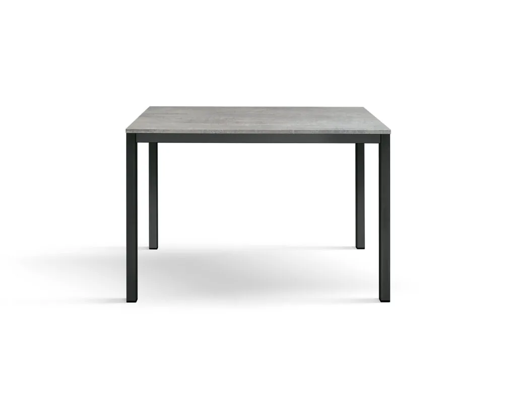 Tavolo Fisso Compatto 80×80 in Rovere con Gambe Antracite (foto 7 di 12)