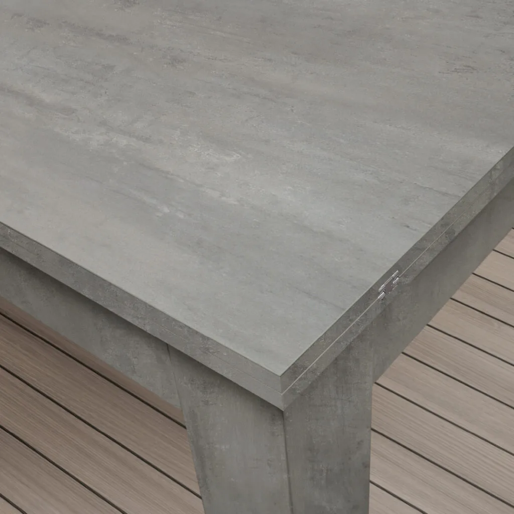 Tavolo Allungabile Isabel 90×180 Grigio Cemento (foto 4 di 8)