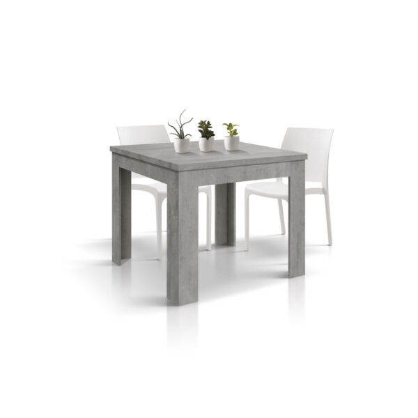 Tavolo Allungabile Isabel 90x180 Grigio Cemento