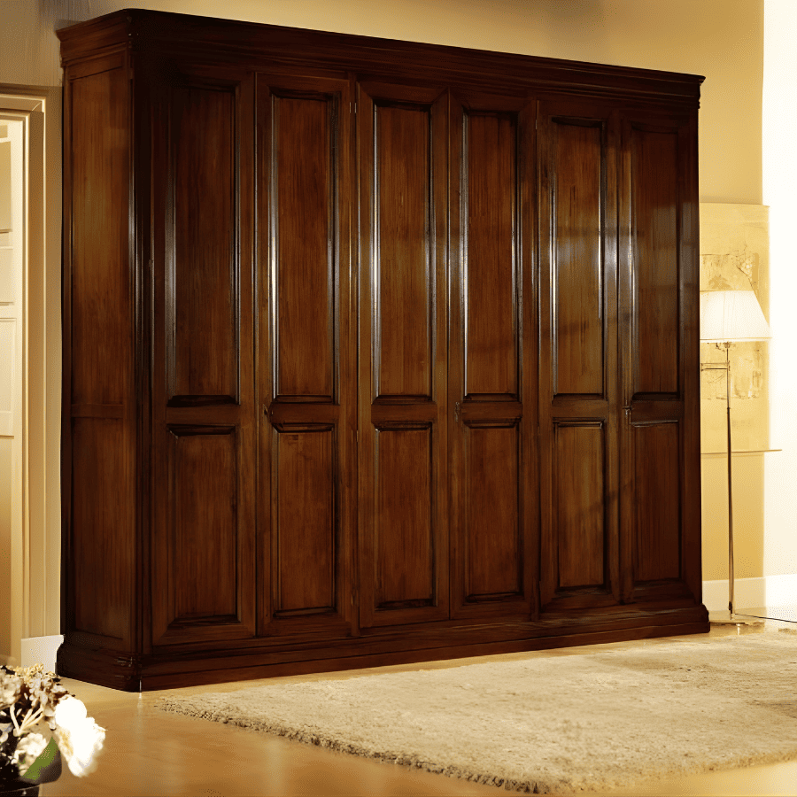 Armadio 6 Porte Massello Armadio 6 Porte Massello - immagine 1