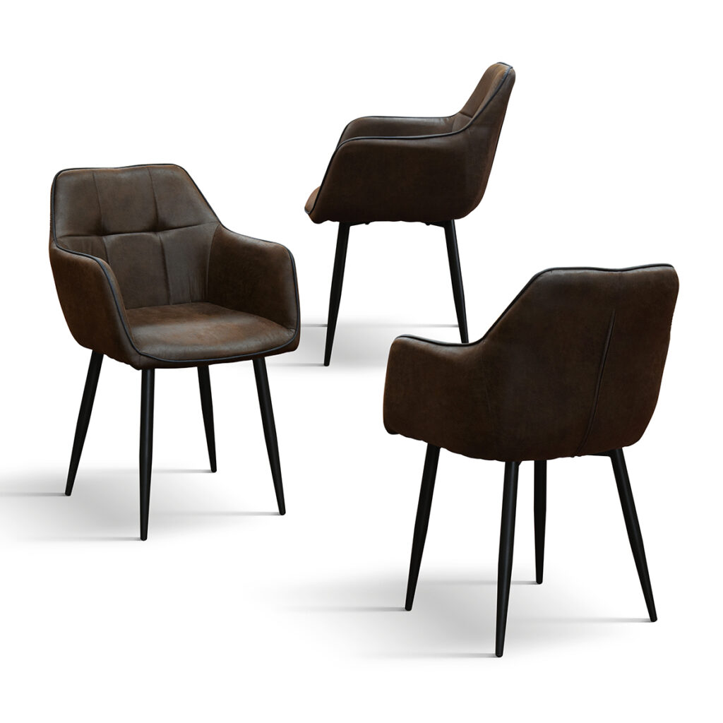 Set da 2 Sedie Rachele dal Design Minimalista