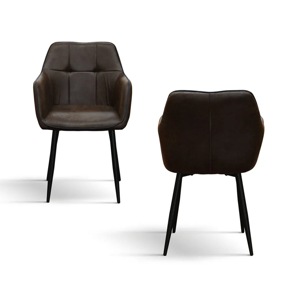 Sedie Rachele in set da 2 dal design minimalista (foto 2 di 5)