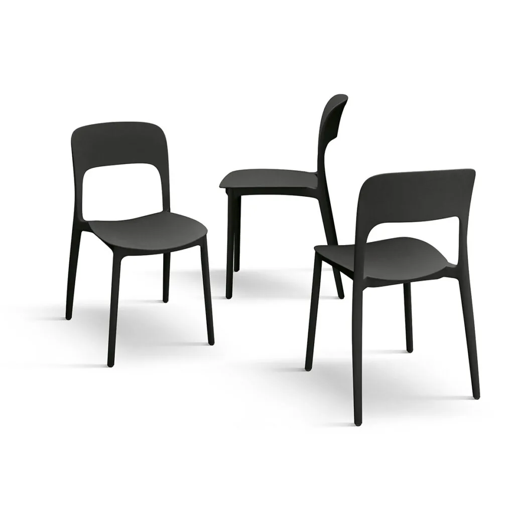 Set da 4 sedie Luana impilabili (foto 2 di 5)