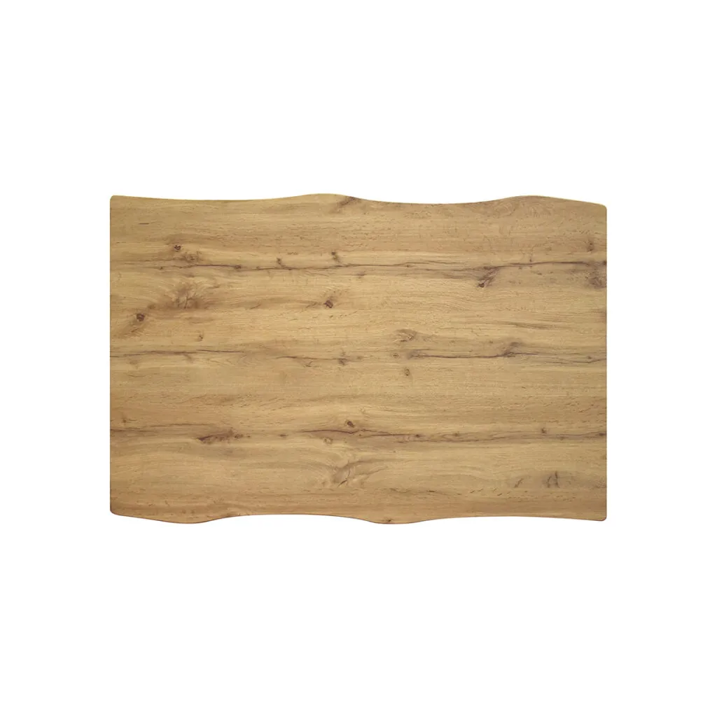 Set da Pranzo Industrial con Tavolo Rovere Rustico e 4 Sedie Grigie (foto 3 di 9)