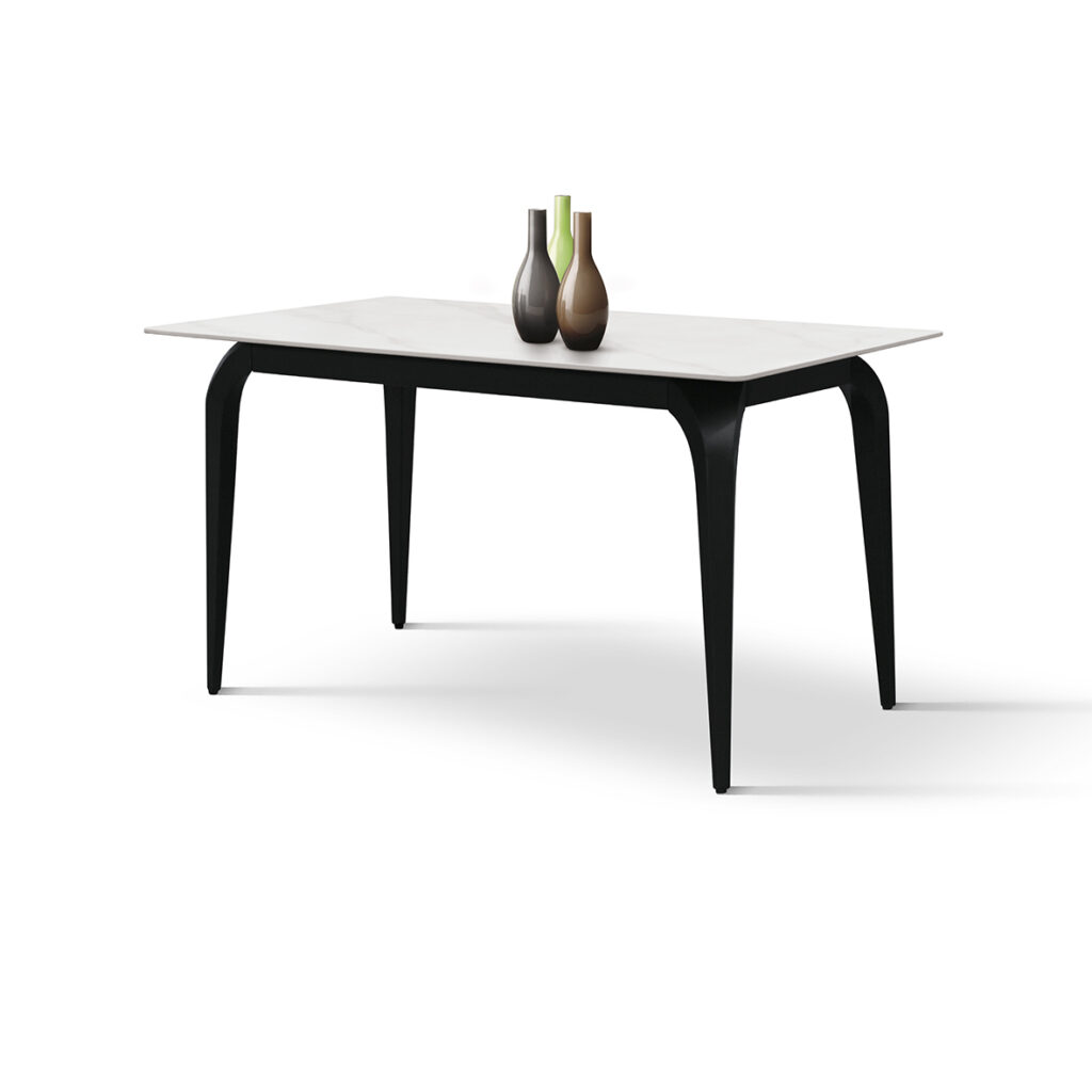 Piano in ceramica effetto marmo bianco statuario con venature naturali
