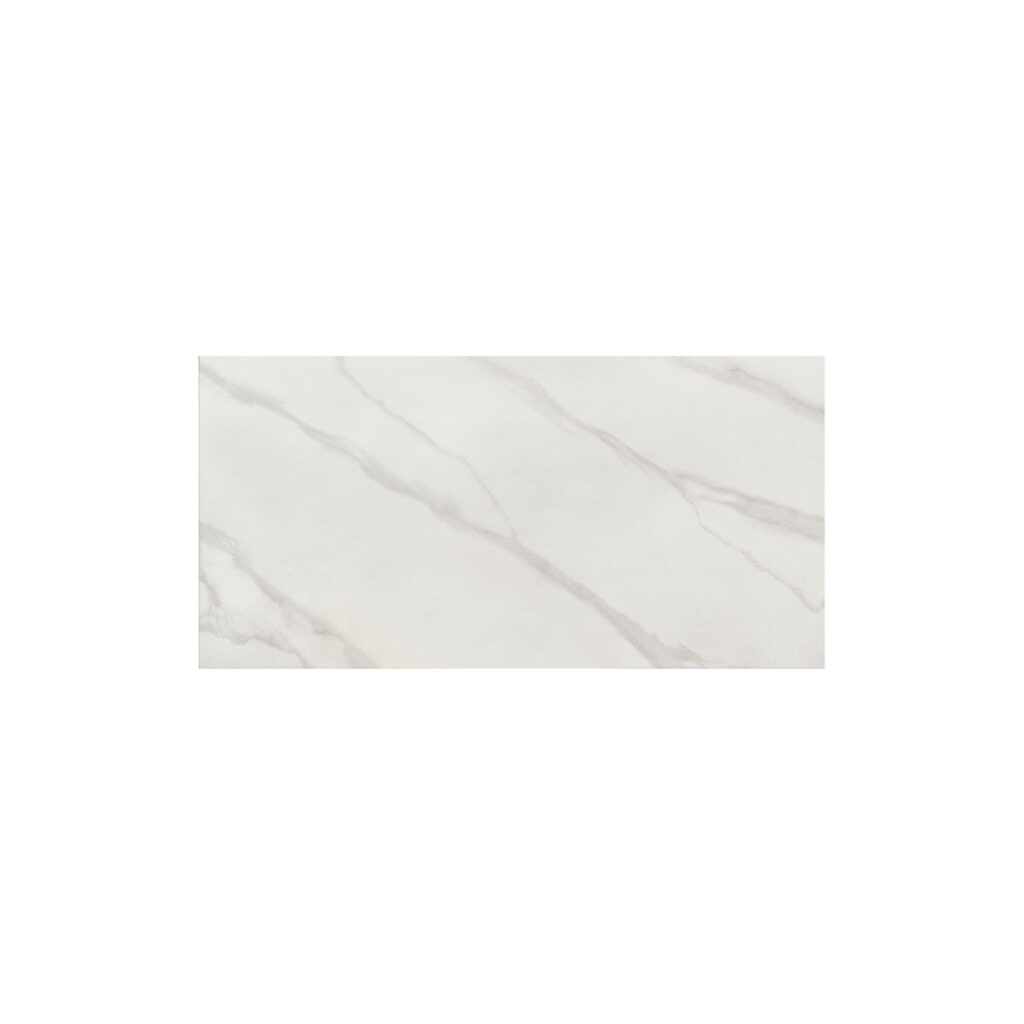 Meccanismo di allungamento del tavolo in ceramica bianco con gambe bianche
