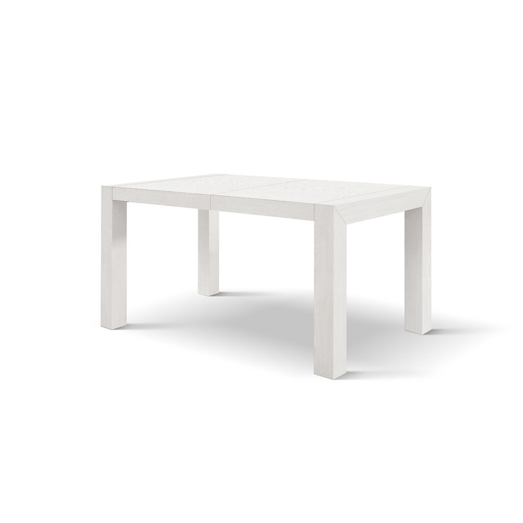 Gambe quadre da 10 cm del tavolo allungabile effetto legno