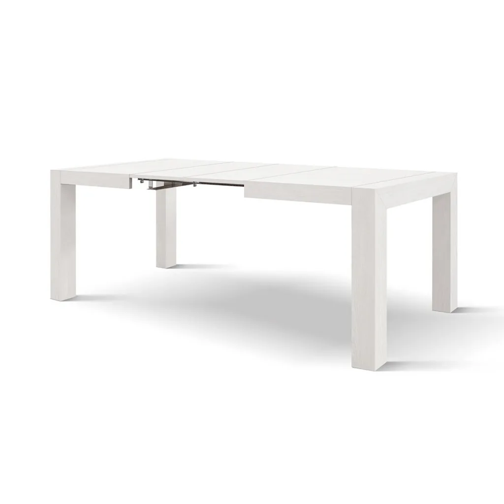 Tavolo Allungabile Effetto Legno da 140 a 220 cm per 4-8 Persone (foto 6 di 11)
