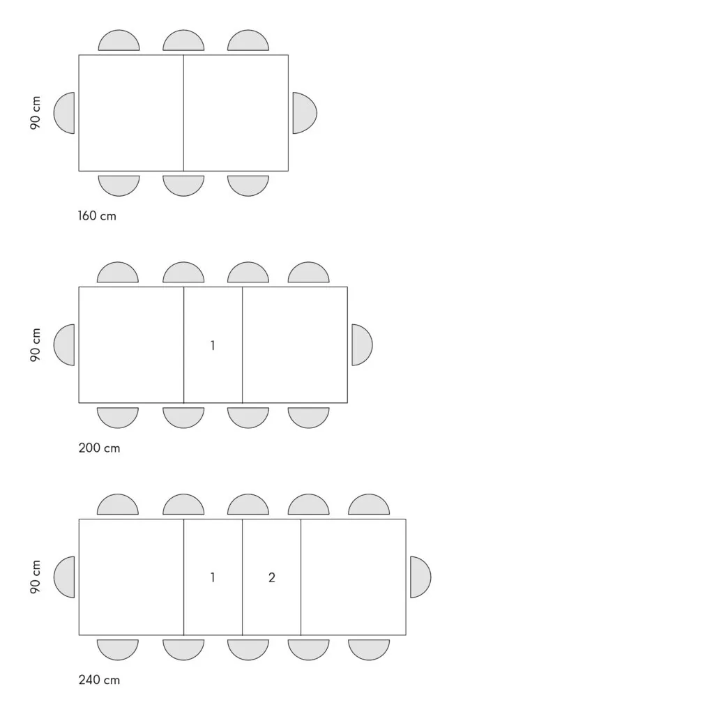 Tavolo Allungabile Effetto Legno da 140 a 220 cm per 4-8 Persone (foto 8 di 11)