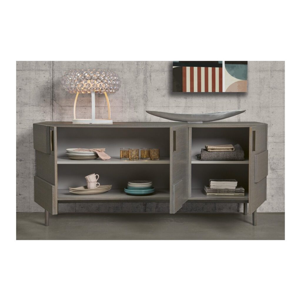 Credenza 3 Porte Classica in Legno Massello (foto 3 di 6)