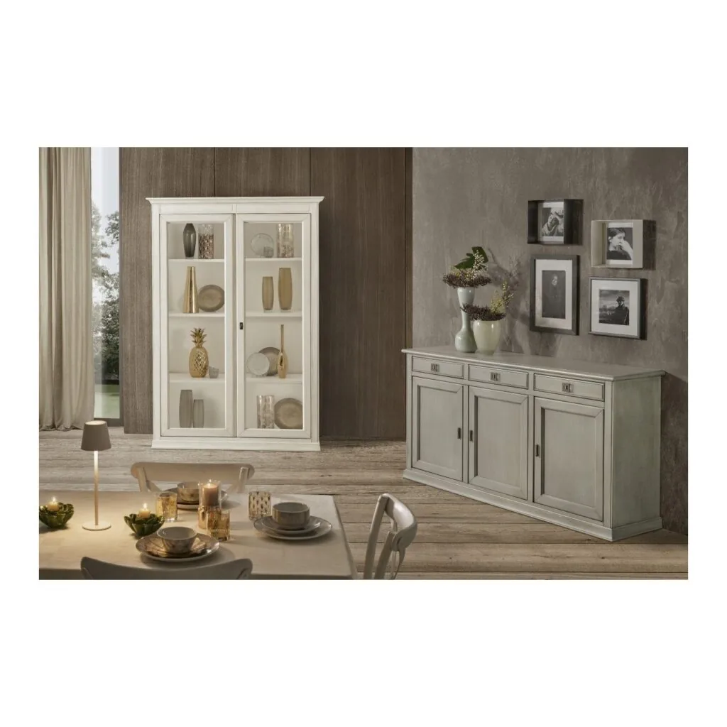 Credenza 3 porte 3 cassetti arte povera (foto 2 di 2)