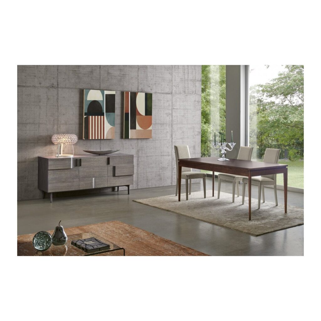 Credenza 3 Porte Classica in Legno Massello (foto 6 di 6)