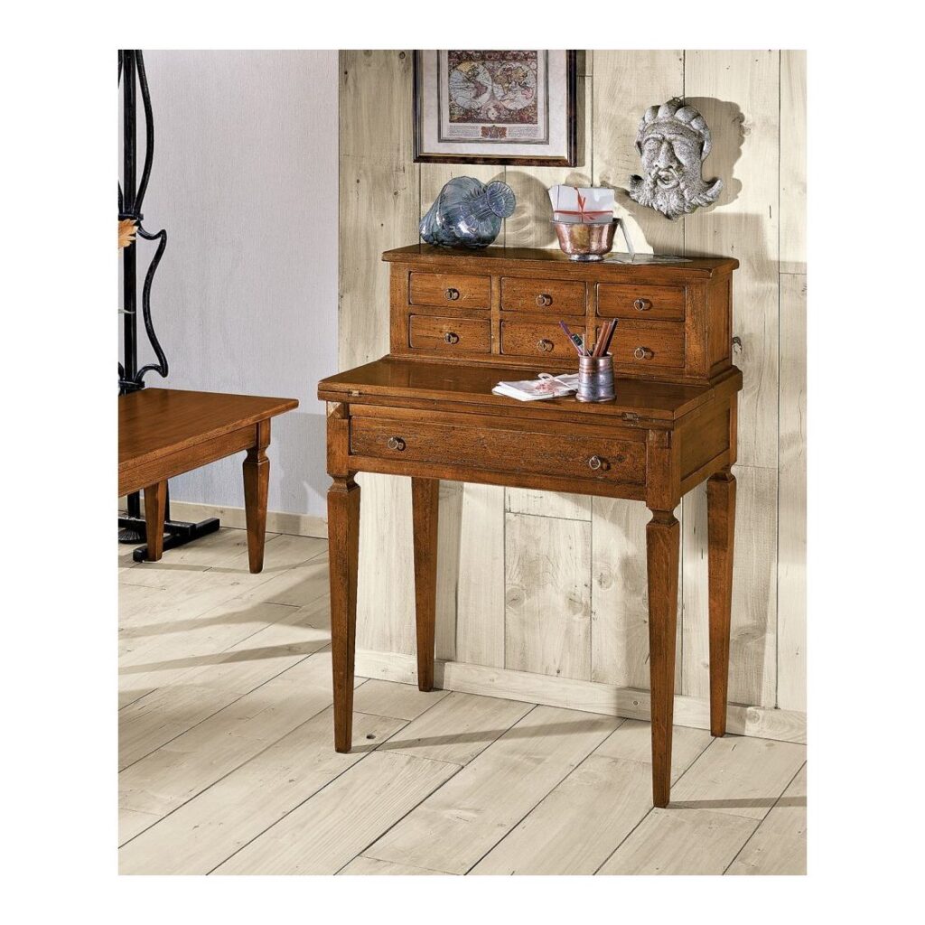 Scrittoio a 7 Cassetti con Piano Apribile (foto 2 di 2)