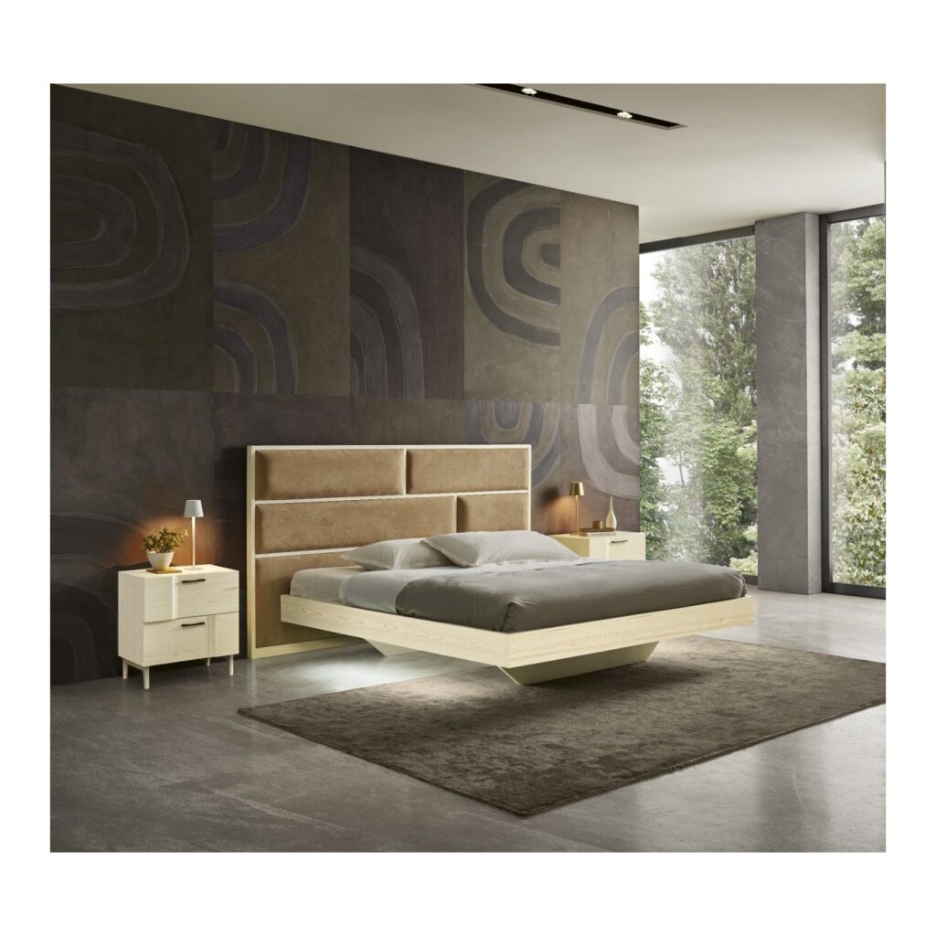 Testata Letto Matrimoniale in Legno Rovere (foto 3 di 3)